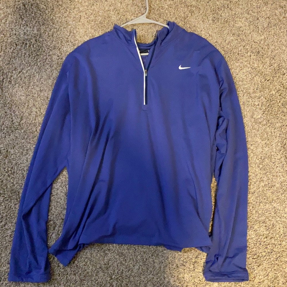 Nike quarter zip indigo